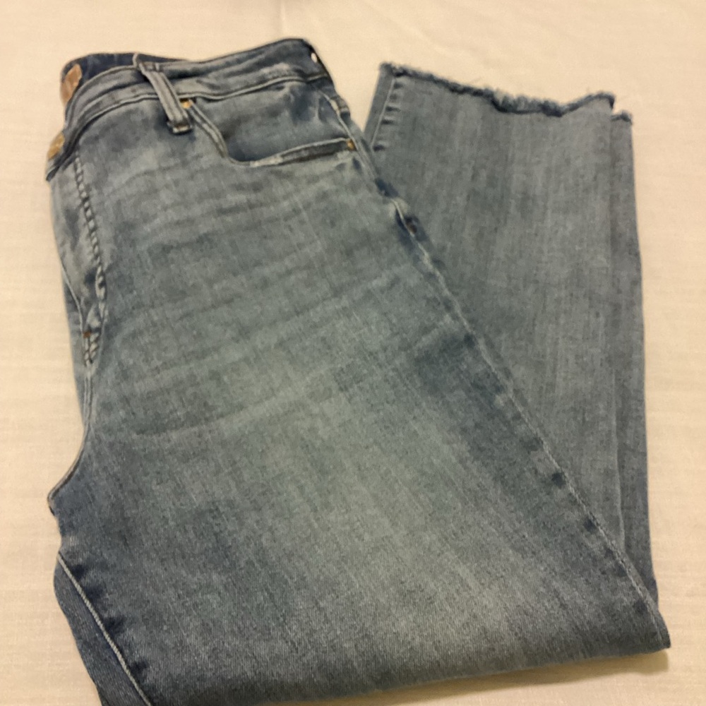 Kut From The Kloth Reese Fab Ab Ankle Straight Leg Jeans Size 14